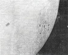 Remarkable faculae and spots seen on the Sun on the 19th and 20th of July, 1860. Creator: Unknown