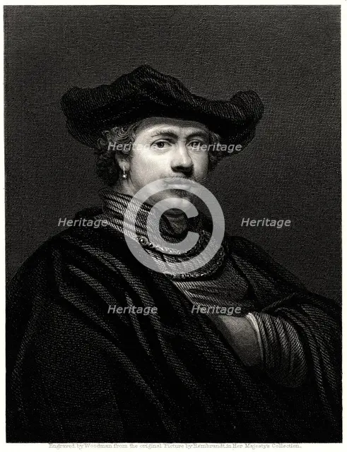 'Rembrandt', 19th century. Artist: Woodman