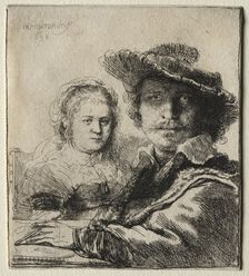 Rembrandt and his Wife Saskia, 1636. Creator: Rembrandt van Rijn (Dutch, 1606-1669)
