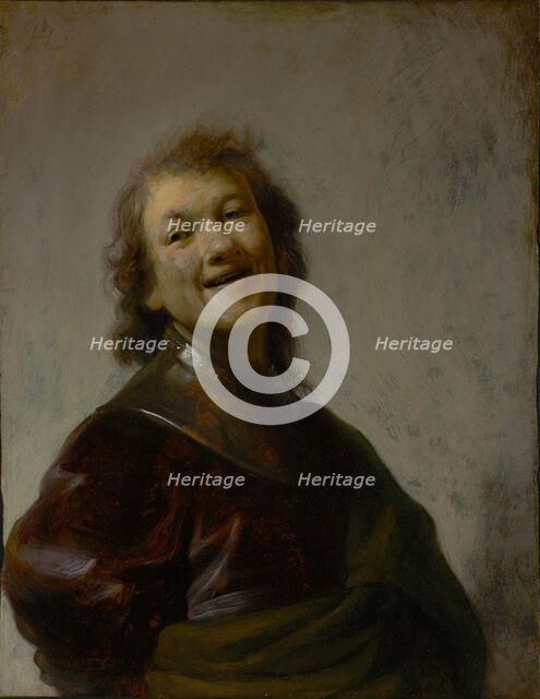 Rembrandt Laughing, about 1628. Creator: Rembrandt Harmensz van Rijn.