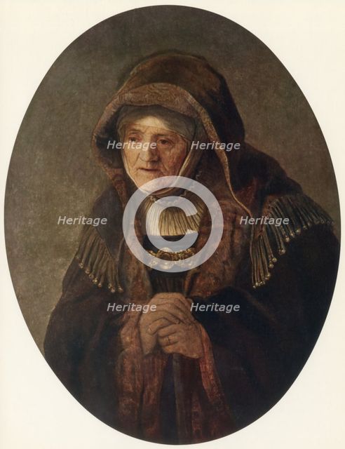 'Rembrandt's Mother', 1639, (1967). Creator: Govaert Flinck.