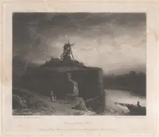 Rembrandt's Mill, 1823. Creator: Charles Turner