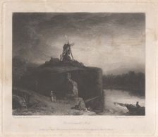 Rembrandt's Mill, 1823. Creator: Charles Turner