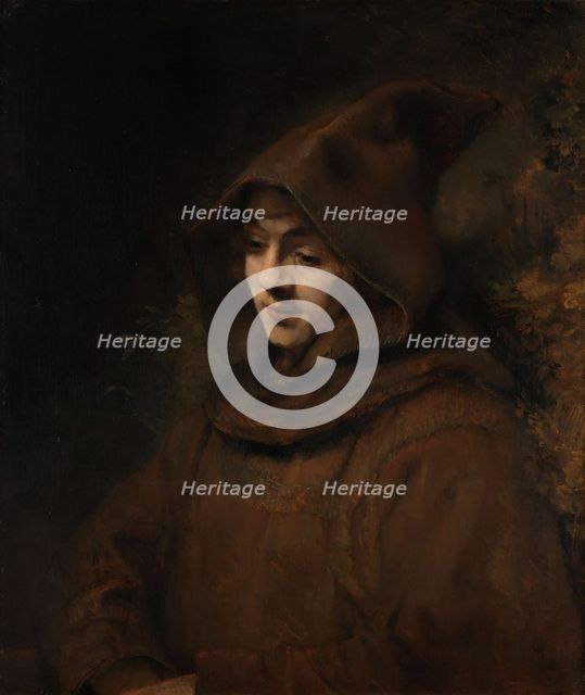 Rembrandt’s Son Titus in a Monk’s Habit, 1660. Creator: Rembrandt Harmensz van Rijn.