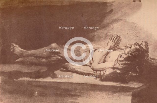 'Rembrandt - Study of a Recumbent Model', 1903. Artist: Rembrandt Harmensz van Rijn.
