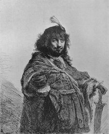 Rembrandt with the Sabre 1634. Artist: Rembrandt Harmensz van Rijn