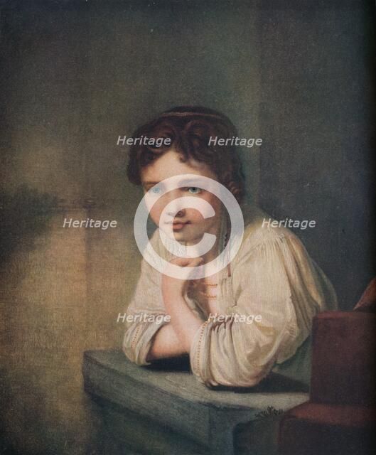 'Rembrandt's Peasant Girl', 1814. Artist: William Say.
