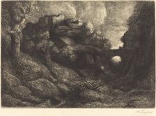 Remembrance of Italy (Souvenir d'Italie). Creator: Alphonse Legros