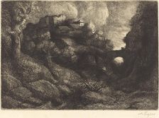 Remembrance of Italy (Souvenir d'Italie). Creator: Alphonse Legros