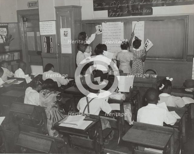 Remedial Activities, P.S. 10, 1941. Creator: Blitzstein.