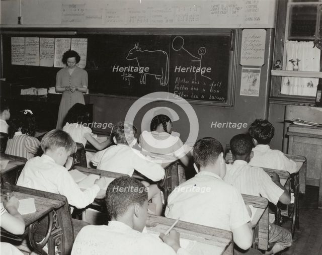Remedial reading, P.S. 94, 1941. Creator: Tillery.