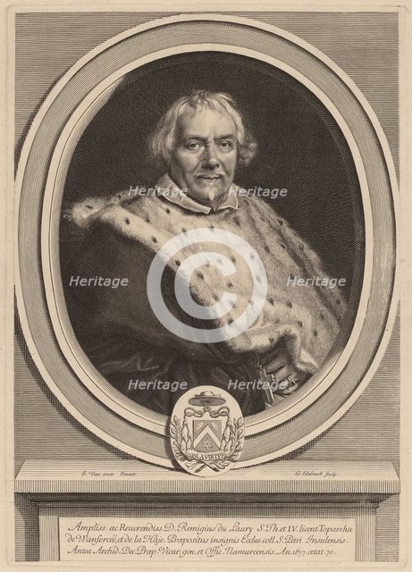 Remi Du Laury, probably 1679. Creator: Gerard Edelinck.