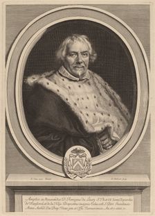 Remi Du Laury, probably 1679. Creator: Gerard Edelinck