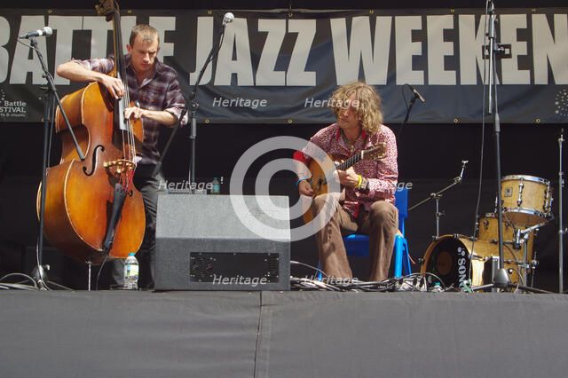 Remi Harris and Tom Moore Duo, Battle Jazz Weekend, Battle, East Sussex, 24 July 2022. Creator: Brian O'Connor.