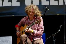 Remi Harris, Remi Harris and Tom Moore Duo, Battle Jazz Weekend, Battle, East Sussex, 24 July 2022. Creator: Brian O'Connor