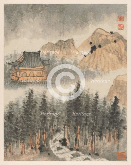 Reminiscences of Qinhuai River, 1642-1707. Creator: Shitao (Chinese, 1642-1707).