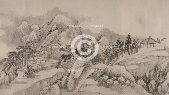 Remote Valleys and Deep Forests, dated 1678. Creator: Liu Yu.