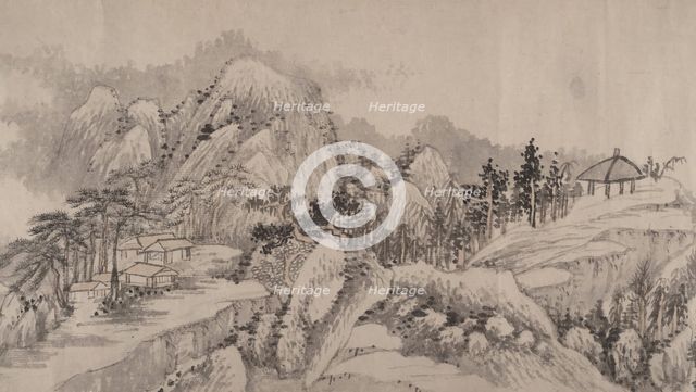 Remote Valleys and Deep Forests, dated 1678. Creator: Liu Yu.