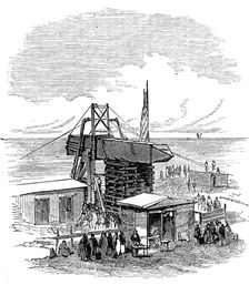 Removal of another obelisk from Alexandria, for transport to New York, 1880. Creator: Unknown