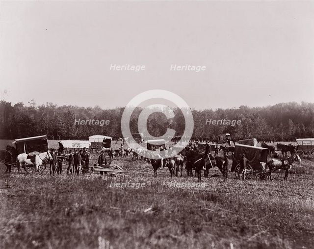 Removing Dead from Battlefield, Marye's Heights, May 2, 1864, 1864. Creator: Andrew Joseph Russell.