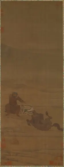 Removing the Saddle, Inspecting the Arrows, 12th century. Creators: Wu Rongguang, Kong Guangtao
