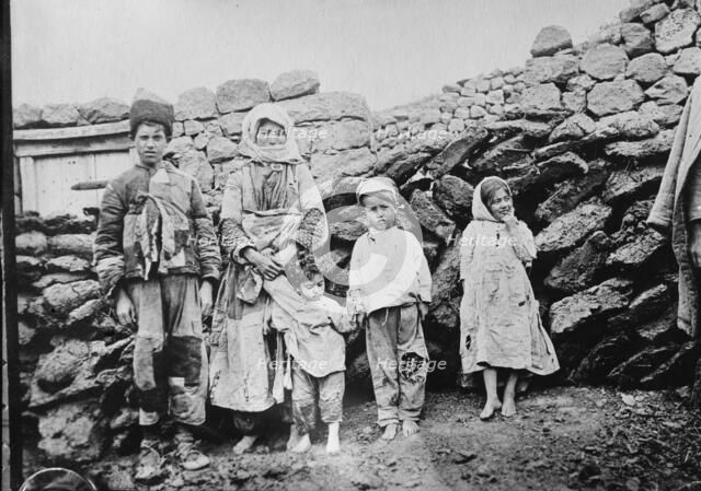 Remnant of Armenian family, between c1915 and c1920. Creator: Bain News Service.