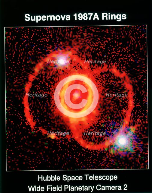 Remnant of Supernova 1987A. Creator: Unknown.