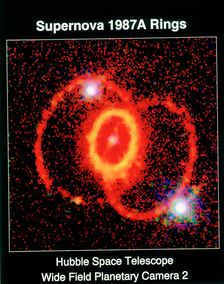Remnant of Supernova 1987A. Creator: Unknown