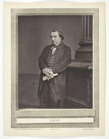 Renan, c. 1876. Creator: Antoine-Samuel Adam-Salomon
