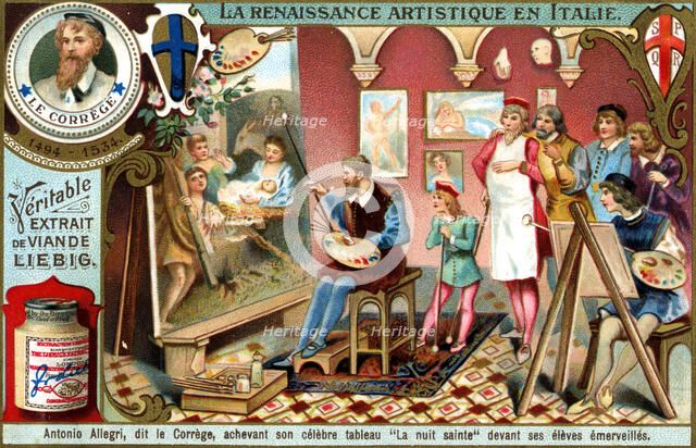 Renaissance Art in Italy: Antonio Allegri, (c1900). Artist: Unknown