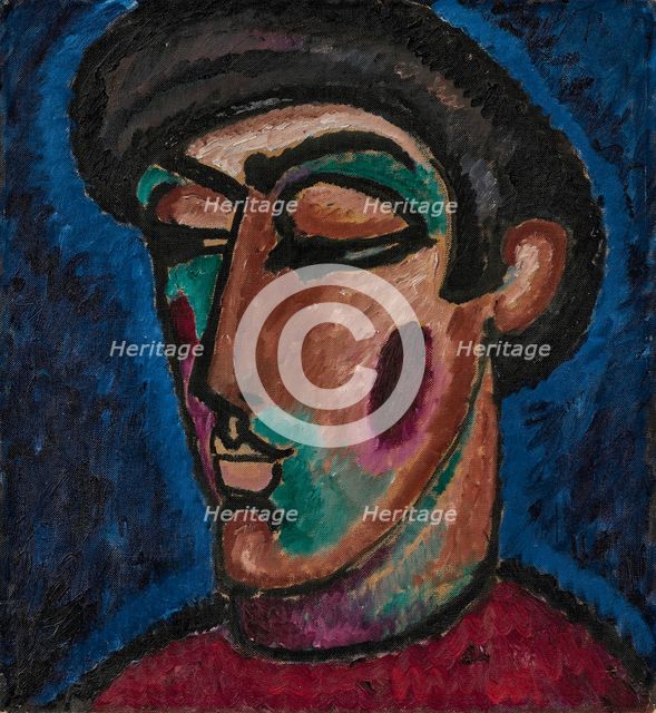 Renaissance head, 1913. Creator: Javlensky, Alexei, von (1864-1941).
