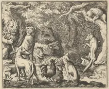 Renard Asks for Confession, 1650-75. Creator: Allart van Everdingen