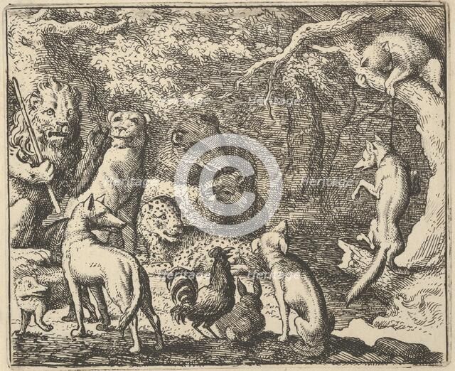 Renard Asks for Confession, 1650-75. Creator: Allart van Everdingen.