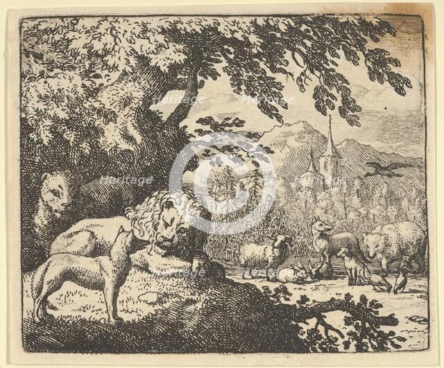 Renard Continues with His Lies, 1650-75. Creator: Allart van Everdingen.