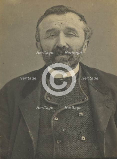 Renard. Pierre, Alfred. 46 ans, né à Flain (Haute-Saône) le 27/4/46., 1880s-90s. Creator: Alphonse Bertillon.