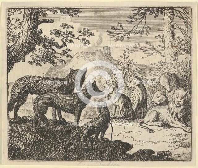 Renard's Parents Ask to Withdraw from the Court, 1650-75. Creator: Allart van Everdingen.