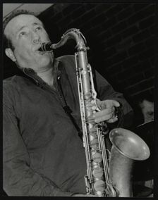 Renato D'Aiello playing tenor saxophone at The Fairway, Welwyn Garden City, Hertfordshire, 2004. Creator: Denis Williams