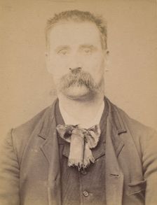 Renaud. Jules. 41 ans, né à Anteuil (Doubs). Cordonnier. Anarchiste. 27/2/94. , 1894. Creator: Alphonse Bertillon