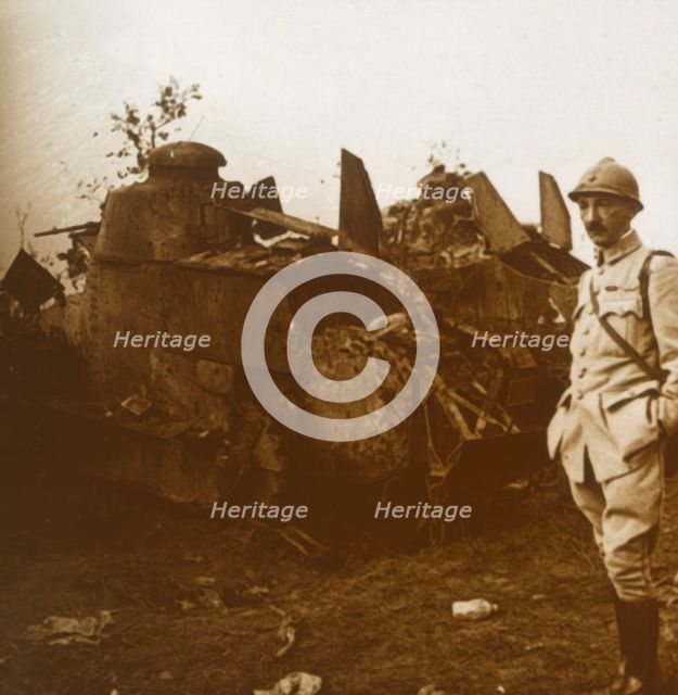 Renault tank, c1914-c1918. Artist: Unknown.