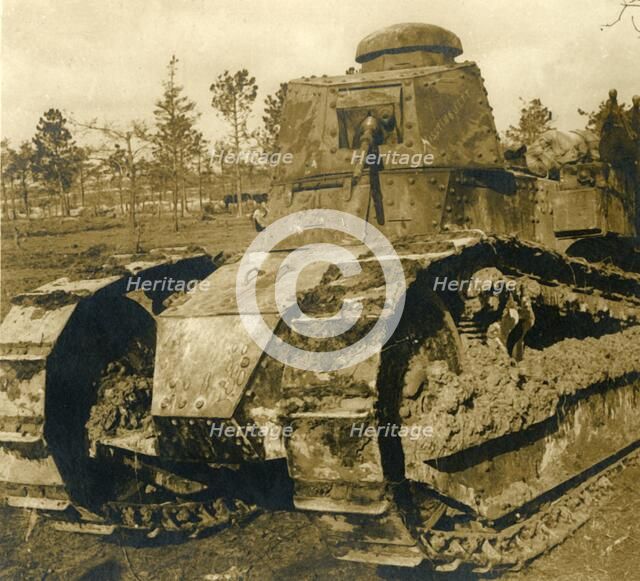 Renault tank, c1914-c1918. Artist: Unknown.