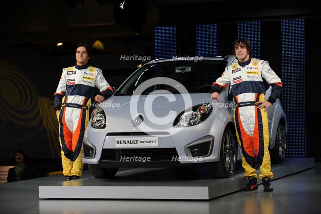 Renault Twingo Sport - launch 2007. Artist: Simon Clay.