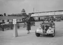 Renault open tourer competing in the JCC Rally, Brooklands, Surrey, 1939. Artist: Bill Brunell