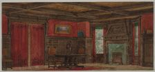 Rendering for Interior Design, about 1880- 1900. Creator: August Frederick Biehle (American, 1854-1918); M. James Bowman (American, 1872-1970)