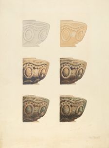 Renderings of Stone (Demo.), 1935/1942. Creator: Caswell, Ray