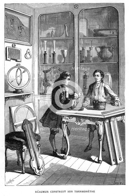 Rene-Antoine Ferchault de Reamur, 18th century French physicist, 1874. Creator: Unknown.