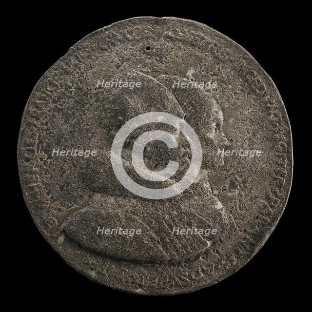 Rene d'Anjou, 1409-1480, King of Naples 1435-1442, and Jeanne de Laval, died 1498 [obverse], 1463. Creator: Francesco Laurana.