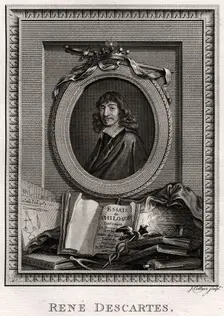 Rene Descartes 1775. Artist: J Collyer