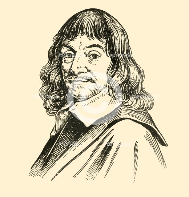 'Rene Descartes', (1933).  Creator: Unknown.