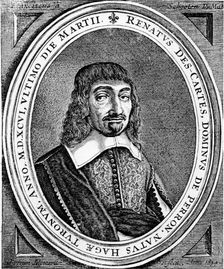 Rene Descartes, French philosopher and mathematician, 1672. Creator: Unknown