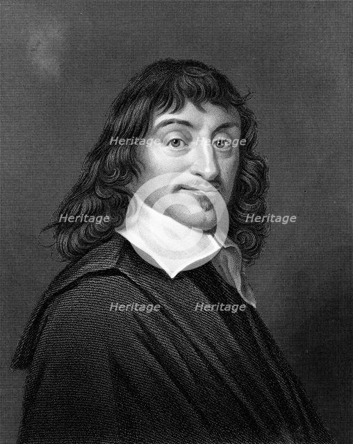 Rene Descartes, French philosopher and mathematician, 1835. Creator: Unknown.